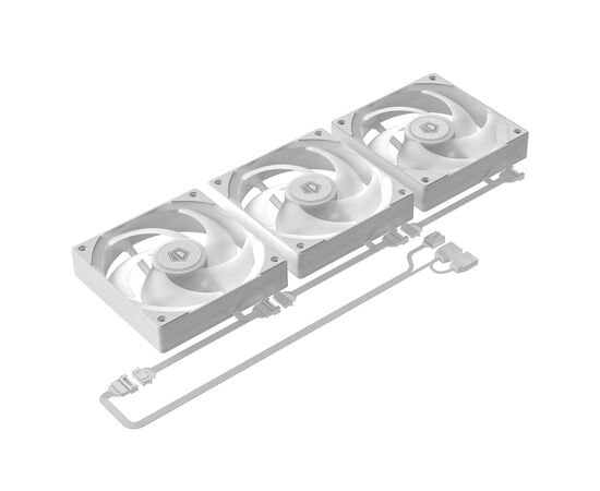 Система жидкостного охлаждения ID-Cooling FX360 LCD WHITE, изображение 12