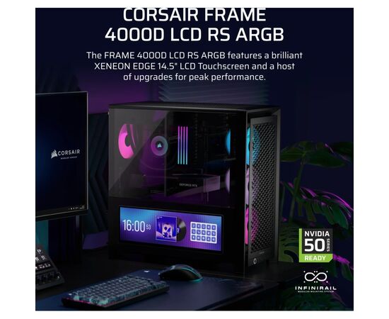 Корпус для ПК Corsair FRAME 4000D LCD RS Performance (CC-9011326-WW), изображение 3