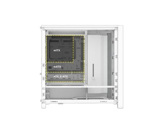 Корпус для ПК Corsair FRAME 4000D RS ARGB White (CC-9011297-WW), изображение 3