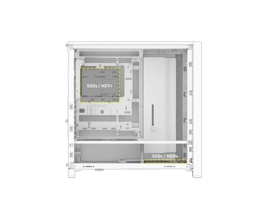 Корпус для ПК Corsair FRAME 4000D RS ARGB White (CC-9011297-WW), изображение 5