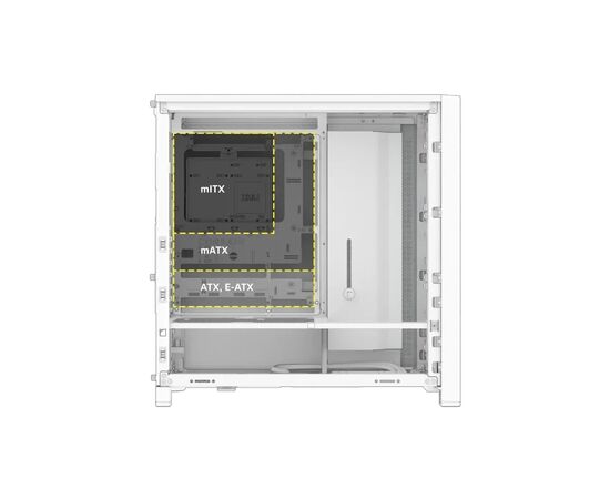 Корпус для ПК Corsair FRAME 4000D RS White (CC-9011313-WW), изображение 3