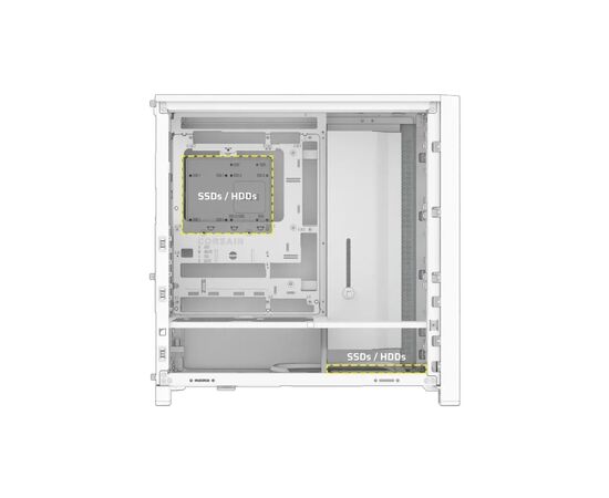 Корпус для ПК Corsair FRAME 4000D RS White (CC-9011313-WW), изображение 5
