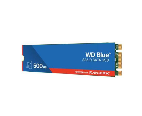 Накопитель SSD M.2 2280 500GB SA510 BLUE WD (WDS500G3B0B-00AXS0), изображение 2