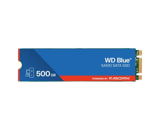 Накопитель SSD M.2 2280 500GB SA510 BLUE WD (WDS500G3B0B-00AXS0)