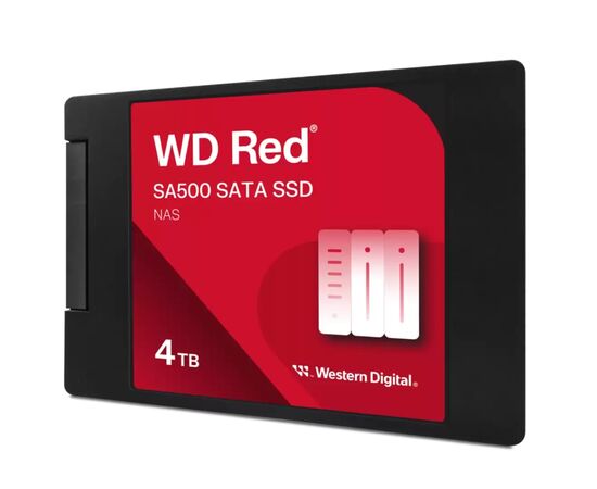 Накопичувач SSD 2.5" 4TB RED SA500 WD (WDS400T2R0A-68CKB0), зображення 2