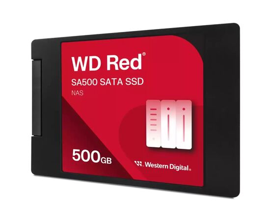 Накопичувач SSD 2.5" 500GB RED SA500 WD (WDS500G1R0A-68A4W0), зображення 2