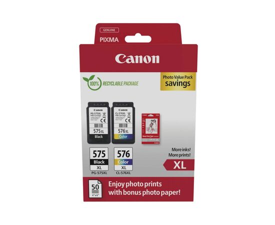 Картридж Canon PG-575XL/CL-576XL MultipackXL BK,Color (5437C006)