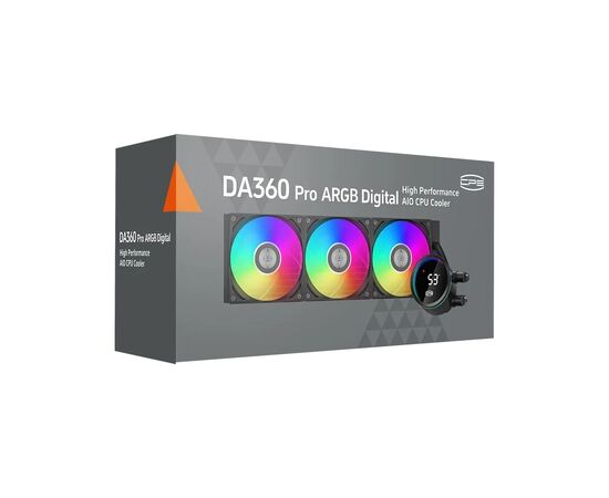 Система жидкостного охлаждения PcCooler DA360 Pro ARGB BK, изображение 8