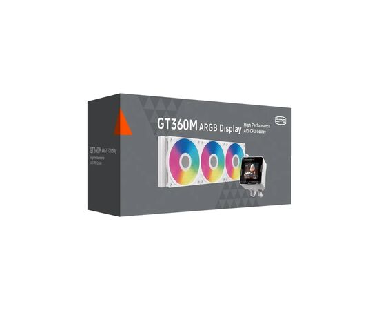 Система жидкостного охлаждения PcCooler GT360M ARGB Display WH, изображение 5