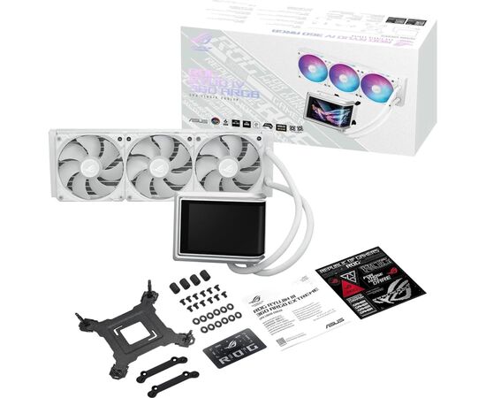 Система рідинного охолодження ASUS ROG-RYUO-IV-360-ARGB-WHITE (90RC01N2-B0EAY0), зображення 7