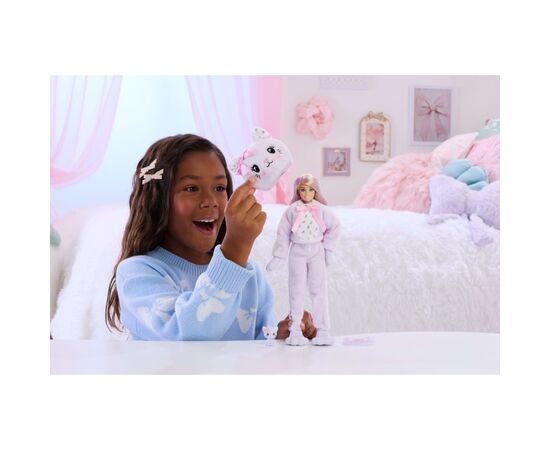 Кукла Barbie Cutie Reveal Милые бантики Котенок (JJP64), изображение 10