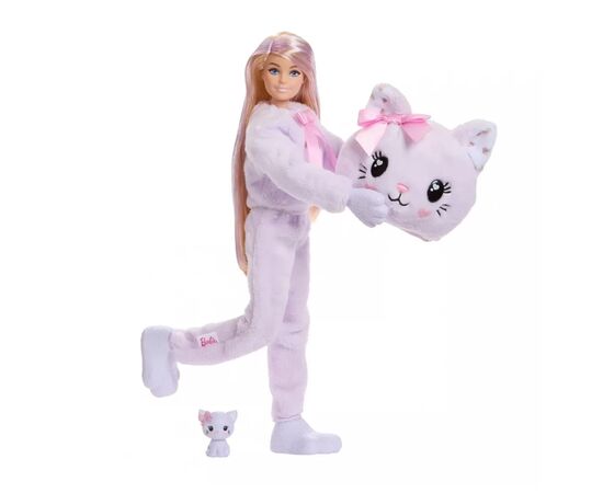 Кукла Barbie Cutie Reveal Милые бантики Котенок (JJP64), изображение 2