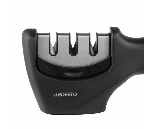 Точилка для ножей Ardesto Gemini, 20.5x5.5x7.5см, чорний (AR1920BS), изображение 3