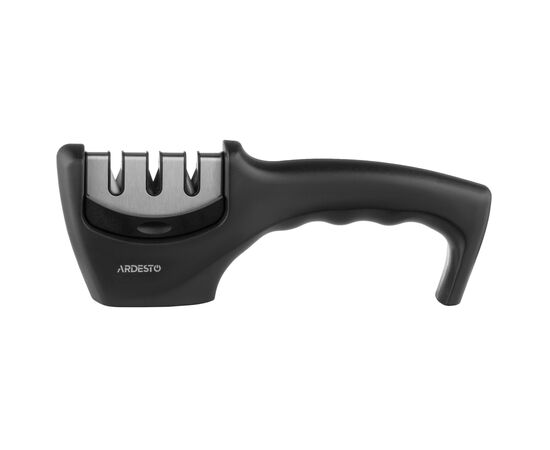 Точилка для ножей Ardesto Gemini, 20.5x5.5x7.5см, чорний (AR1920BS)