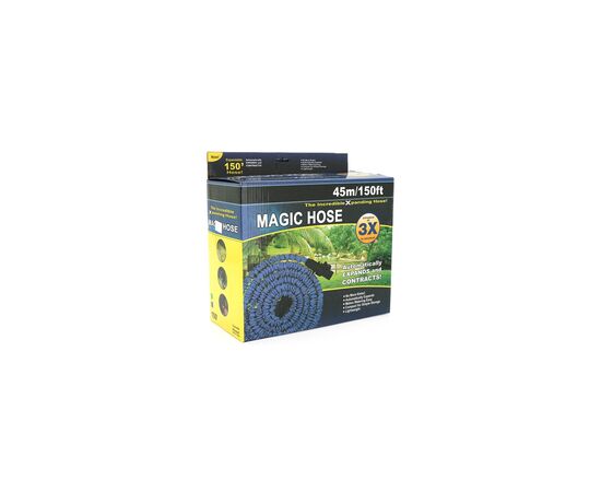 Шланг для поливу Voltronic KY-450G, 15-45м/150ft, + розпилювач, насадка на кран, Green, Box (KY-450G), зображення 3