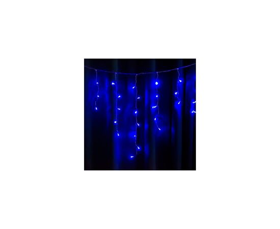 Гірлянда Voltronic Штора Blue 150 LED, мідний, 6 x 0,5 м, прозора, BOX (BT-001/150B)