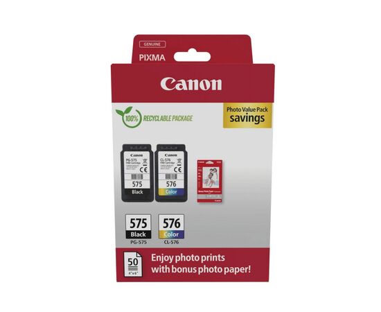 Картридж Canon PG-575/CL-576 Multipack BK,Color 100с (5438C004)