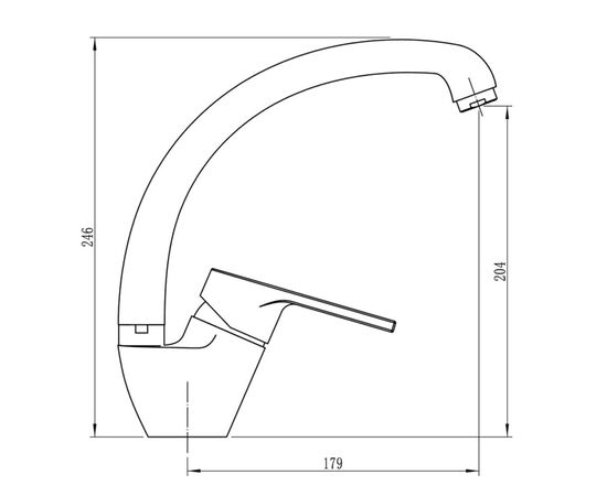 Змішувач GH 21.11.133 HARLEY (110425), зображення 7