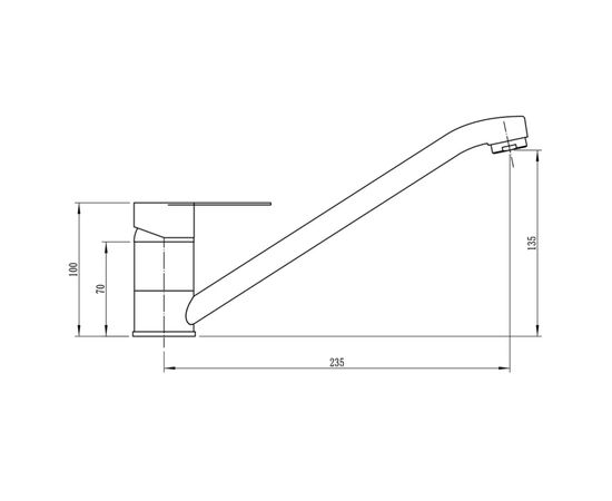 Змішувач GH 30.47.158 DENNIS (126685), зображення 2