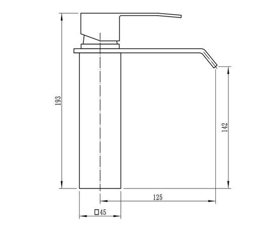 Змішувач GH 30.41.057 JACOB (126680), зображення 2
