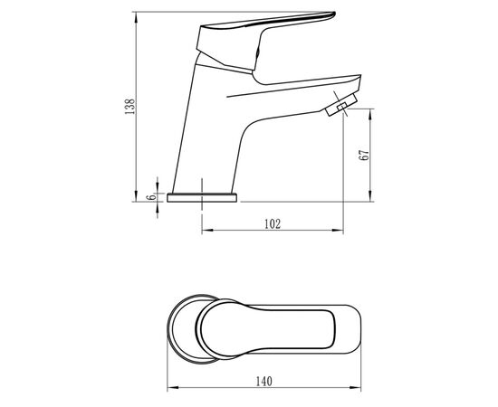 Змішувач GH 10.32.2001 ANDY (125658), зображення 4