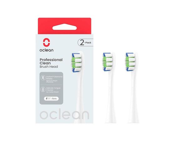 Насадка для зубной щетки Oclean P1C1 W02 Professional Clean Brush Head White (2 шт) (6970810553765)