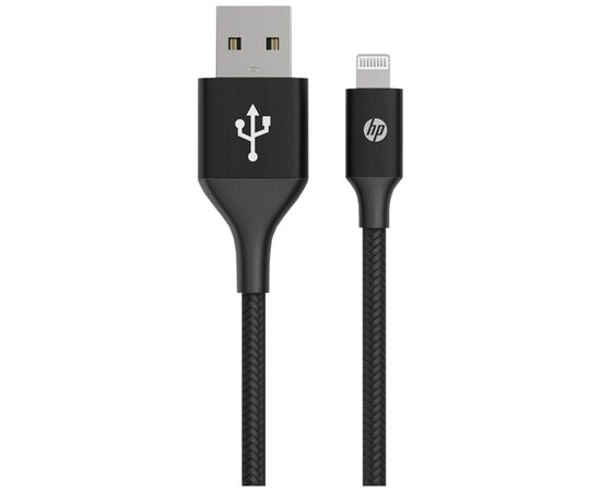 Дата кабель USB 2.0 AM to Lightning 1.0m 2.4A MFI HP (HP_DHC-MF100-1m)