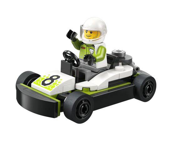 Конструктор LEGO City Гонщик на картинге (30719), изображение 2