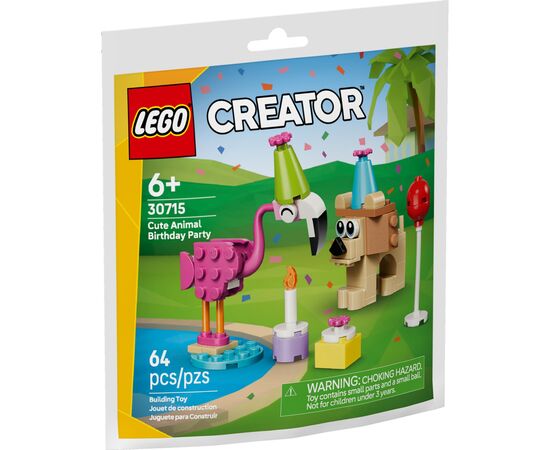 Конструктор LEGO Creator Волшебная вечеринка животных ко дню рождения (30715)