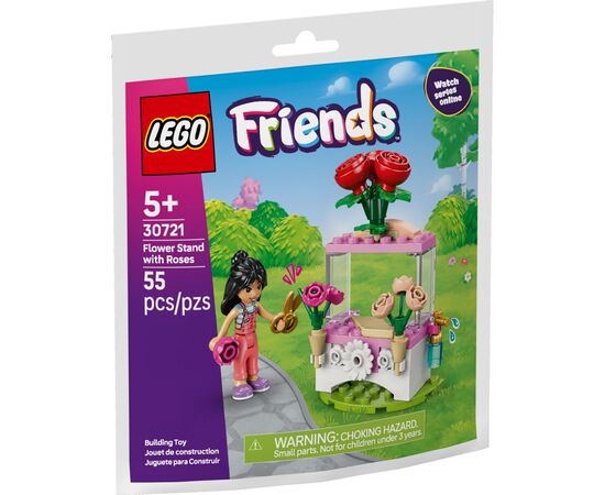 Конструктор LEGO Friends Цветочный киоск с розами (30721)