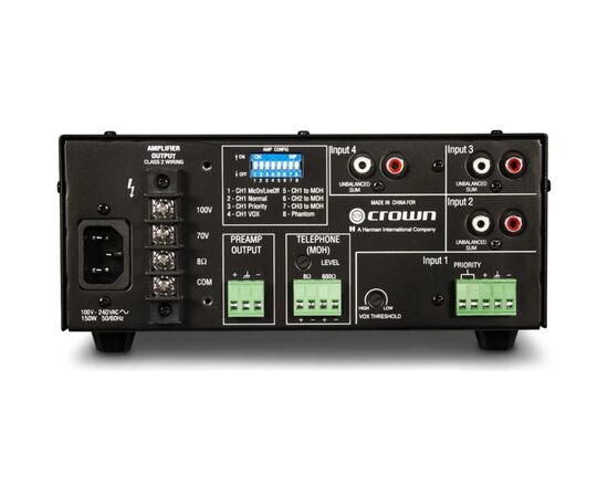 Підсилювач Crown Audio G160MA (G160MAE60), зображення 3