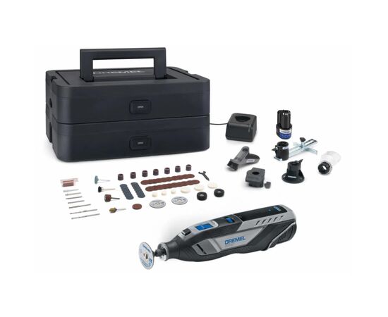 Гравер Dremel 8250-5/65 12V, 2х2Ah, 5000-30000об/хв, ЗП, кейс 0.59кг (F.013.825.0JF)