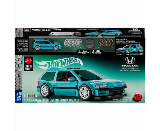 Конструктор Mattel Brick Shop Speed Honda Custom 90 Civic EF (JHF62), зображення 3