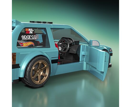 Конструктор Mattel Brick Shop Speed Honda Custom 90 Civic EF (JHF62), зображення 6