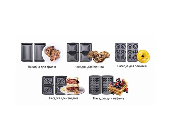 Сэндвичница PRIME Technics PMM 501 X (PMM501X), изображение 2