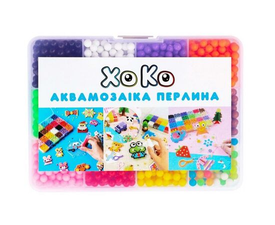 Набор для творчества XoKo Аквамозаика Жемчужина 1600 Neon (XK-PRL-16GD), изображение 2
