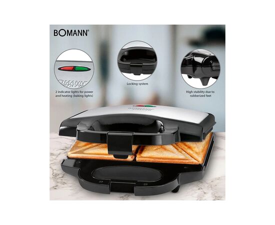 Сэндвичница Bomann ST 1372 CB (ST1372CB), изображение 4