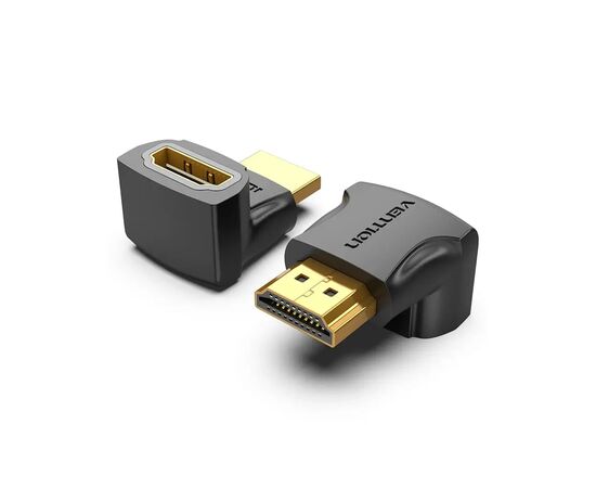 Перехідник HDMI F to HDMI M 270° 4K 60Hz PVC Vention (AINB0)