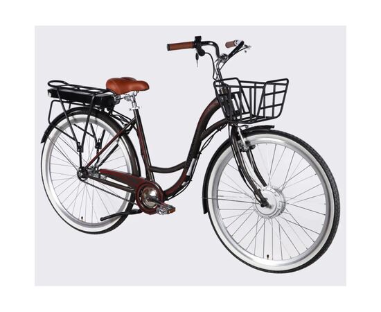 Електровелосипед Dorozhnik 28" eAQUAMARINE BH рама-19" 36B 13А*г 500Вт 2026 сірий (ELB-D-28-135), зображення 2