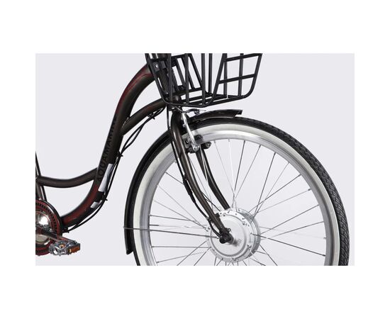 Електровелосипед Dorozhnik 28" eAQUAMARINE BH рама-19" 36B 13А*г 500Вт 2026 сірий (ELB-D-28-135), зображення 4