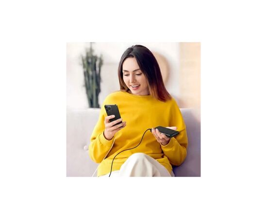 Батарея универсальная AWEI 10000mAh P20K, 12W, Black (6954284009744), изображение 4