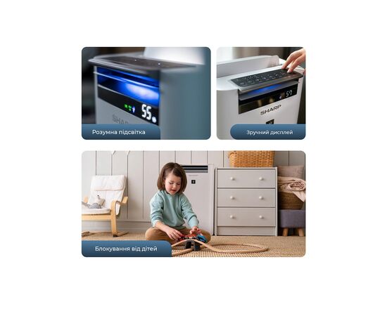 Воздухоочиститель Sharp KC-G40EUW, изображение 8