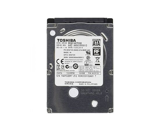 Жорсткий диск для ноутбука 2.5" 320GB Toshiba (MQ01ACF032)