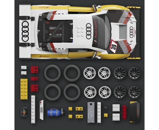 Конструктор Mattel Brick Shop Elite Audi R8 LMS (JFT18), зображення 5