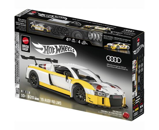 Конструктор Mattel Brick Shop Elite Audi R8 LMS (JFT18)