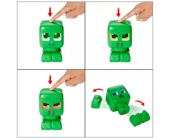 Интерактивная игрушка Minecraft Мой любимец Крипер (JGX49), изображение 4