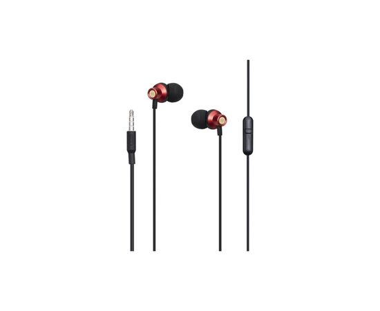 Навушники XO EP15 In-ear Metal Earphone 1.2 м Red (6920680866182)