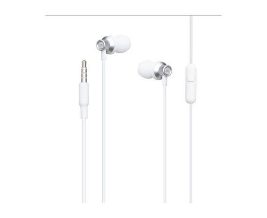 Навушники XO EP15 In-ear Metal Earphone 1.2 м White (6920680866175)