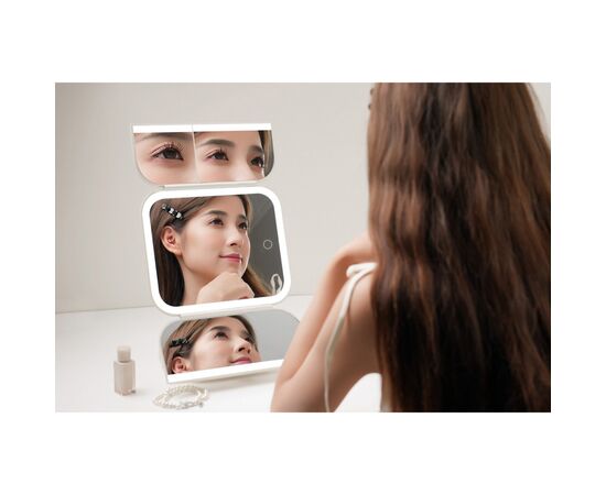 Зеркало Xiaomi Folding Mirror Standart Edition Pink (FD001), изображение 3