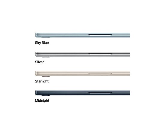 Ноутбук Apple MacBook Air 15 M5 A3448 Sky Blue (MDVU4UA/A), изображение 3